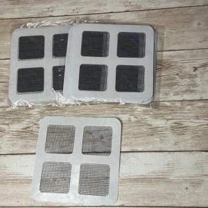 4 X 4” Mesh Wall Patch Repair Dry Wall Hole Repair Bathroom Drain Screen Repair