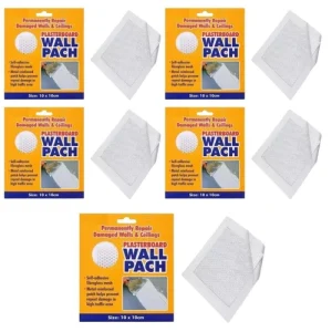 10X Wall Repair Patch Drywall Ceiling Holes Plaster Self Adhesive Mesh Kit NEW