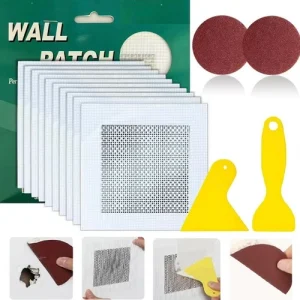 14PCS Drywall Repair Patch Kit 2 in Self Adhesive Mesh Wall Hole Fix Kit New USA
